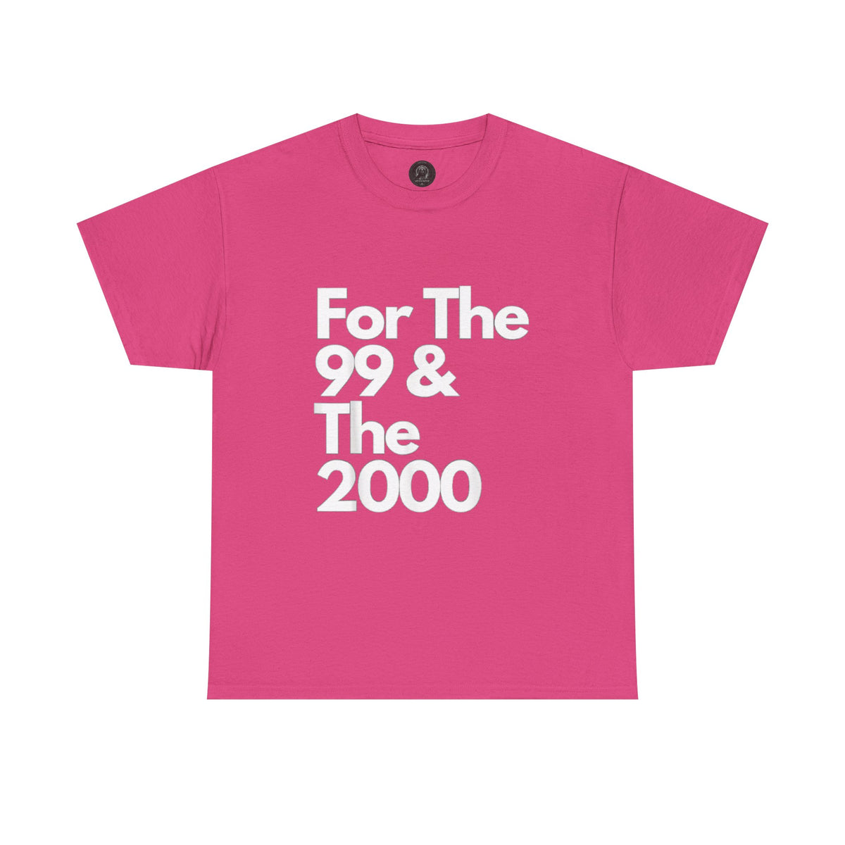 For The 99 & The 2000 Y2K nostalgia graphic tee by Hexa Noir