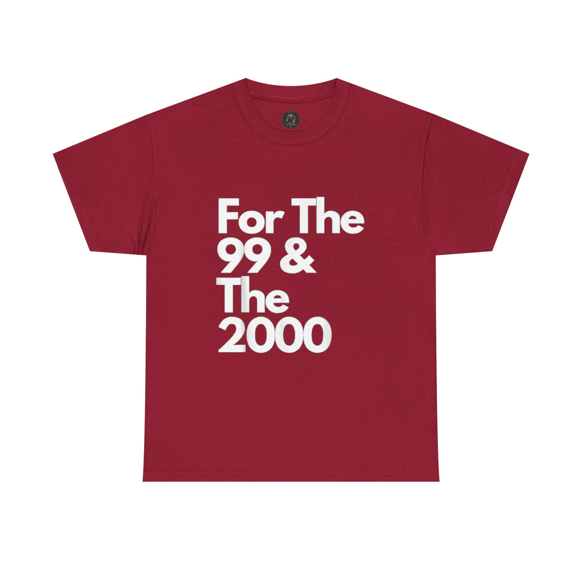 For The 99 & The 2000 Y2K nostalgia graphic tee by Hexa Noir