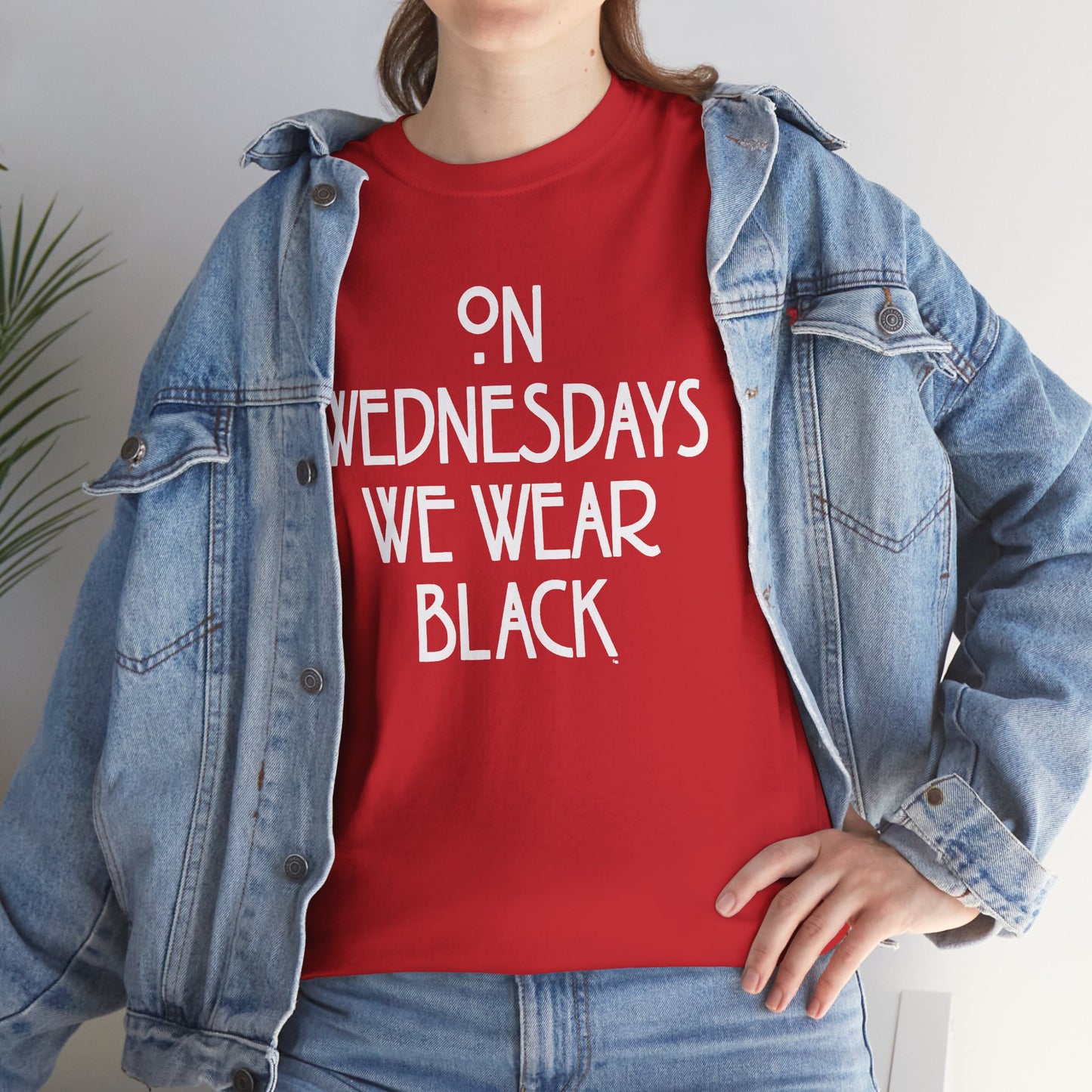 On Wednesdays We Wear Black T‑Shirt