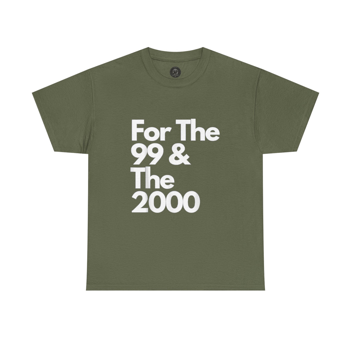 For The 99 & The 2000 Y2K nostalgia graphic tee by Hexa Noir