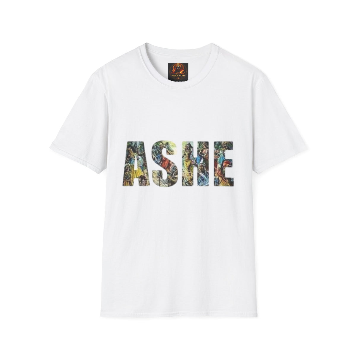ASHE Power streetwear graphic tee by Hexa Noir