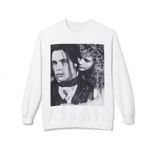 Vampire Romance Fleece Crewneck Sweatshirt, Cozy Sweatshirt, Gothic Fashion