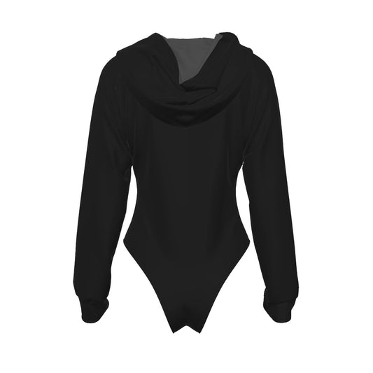 Be a Lilith, Not an Eve black hooded bodysuit by Hexa Noir