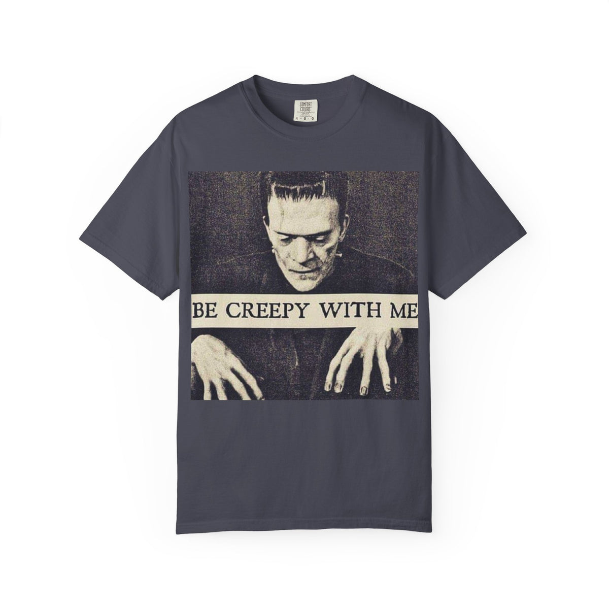 Be Creepy With Me gothic horror graphic tee by Hexa Noir