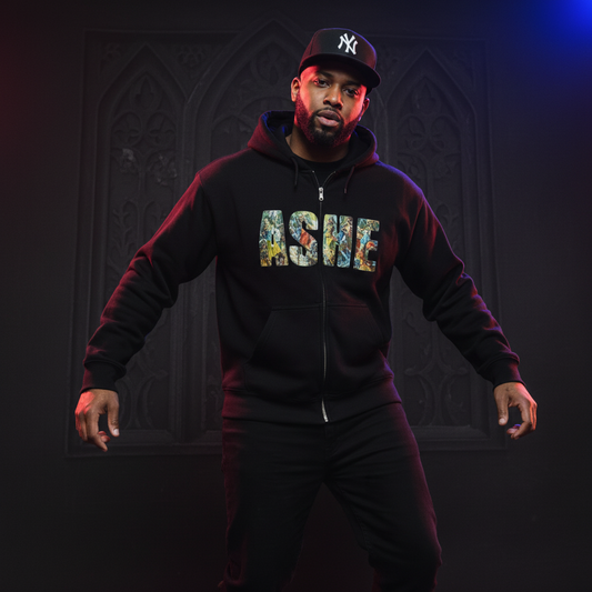 Ashe Zip Hoodie lively mockup