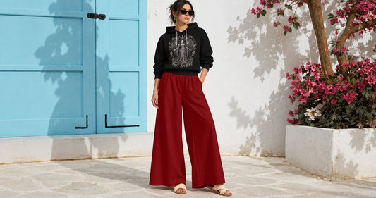 How to style gothic pants with graphic tops