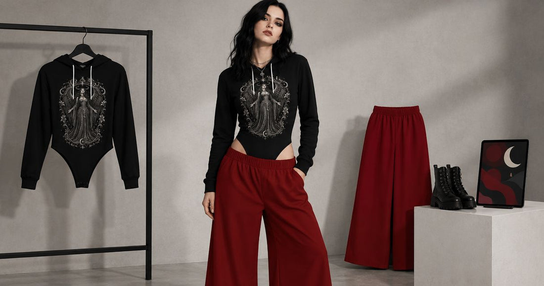 Gothic bodysuit outfits: choosing your layers