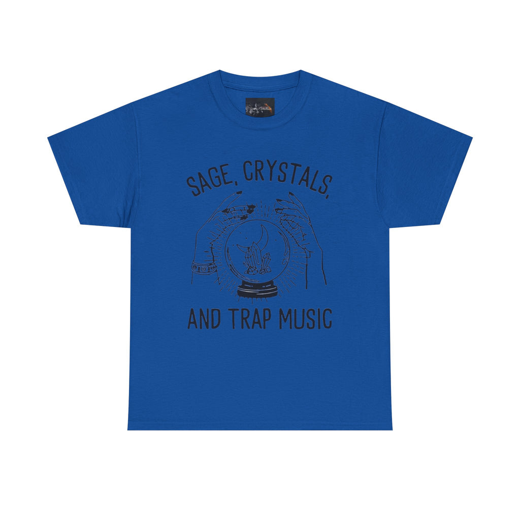 Salvia, Cristalli e Trap Music, Abbigliamento casual, Regalo per amanti della musica, Maglietta spirituale