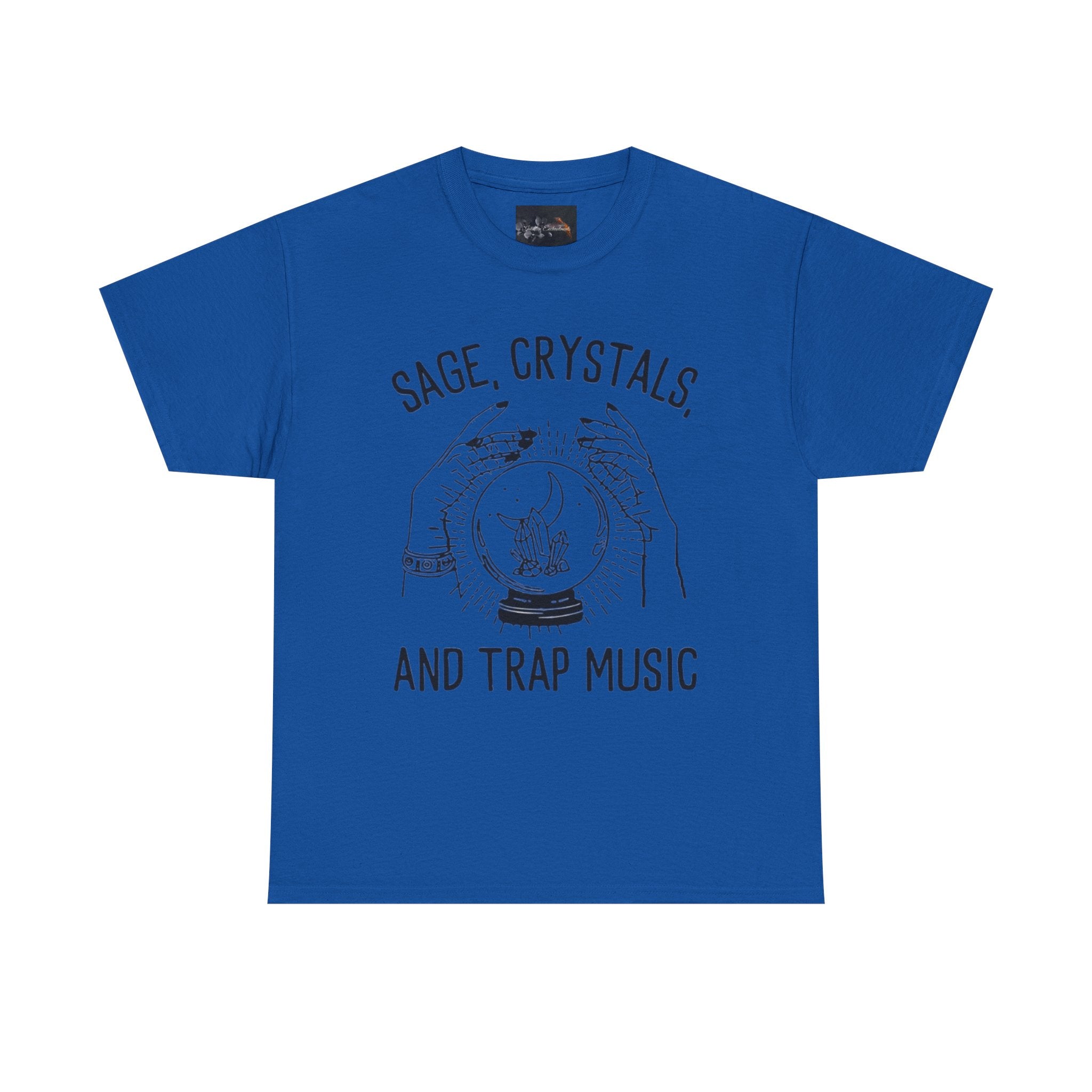 Salvia, Cristalli e Trap Music, Abbigliamento casual, Regalo per amanti della musica, Maglietta spirituale