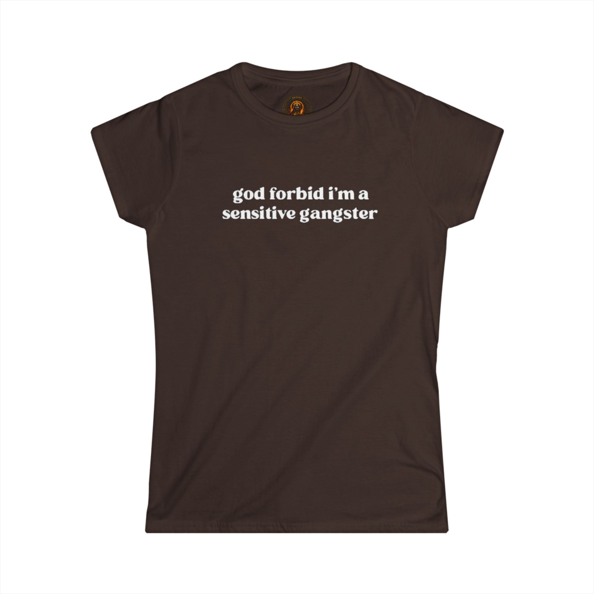 Sensitive Gangster Women's Sarcastic Graphic Tee