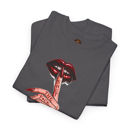 SILENCE. Statement Tee | Gothic Streetwear Shirt | Unisex Dark Aesthetic | Hexa Noir Graphic Tee