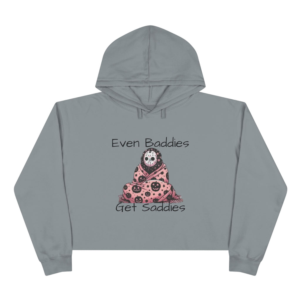 Even Baddies Get Saddies Crop Hoodie