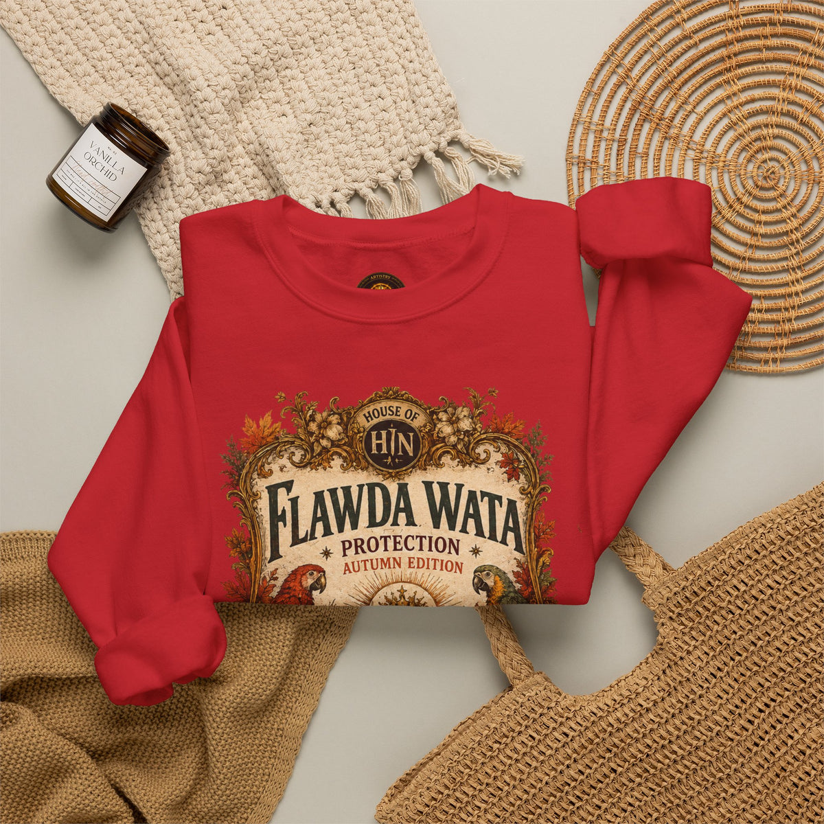 Hexa Noir Flawda Wata Fall Herbal Apothecary  Design