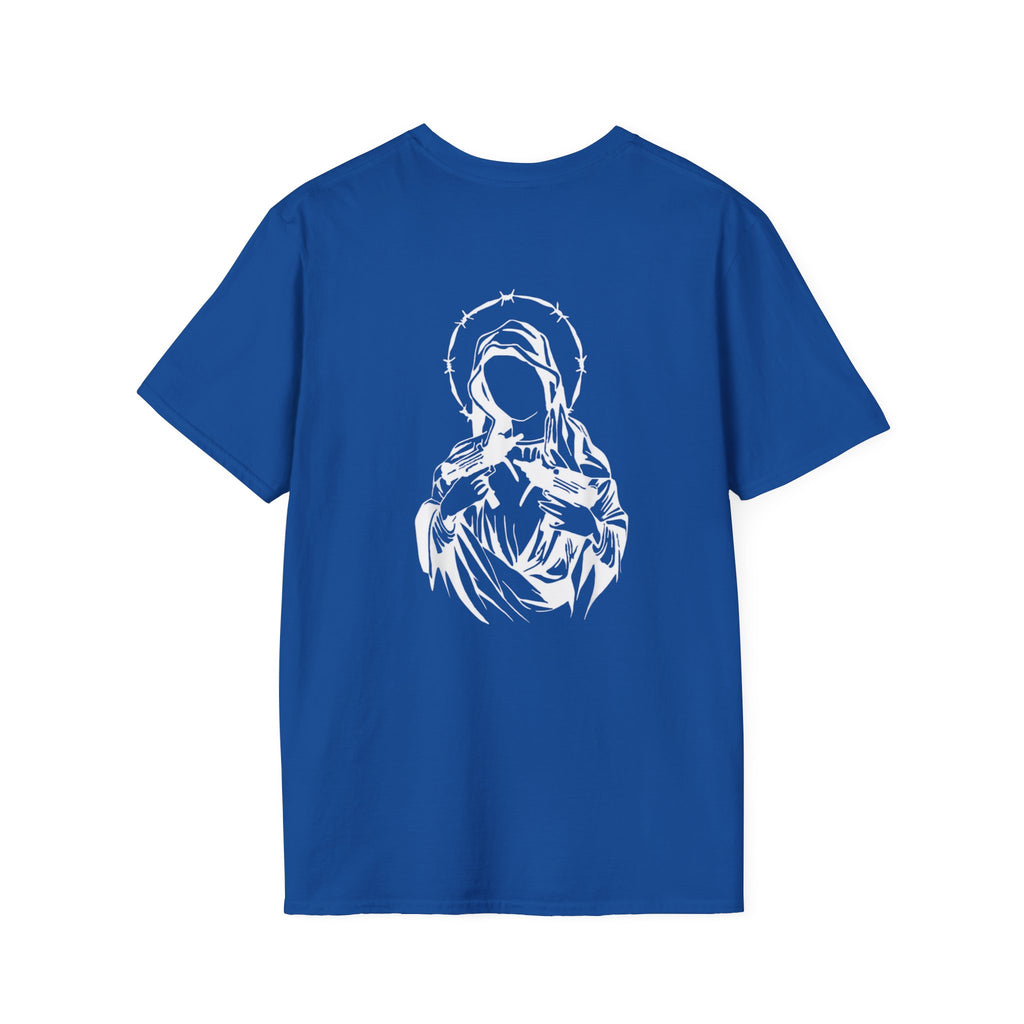 Sacred Mary Outline Minimalist Madonna T-Shirt