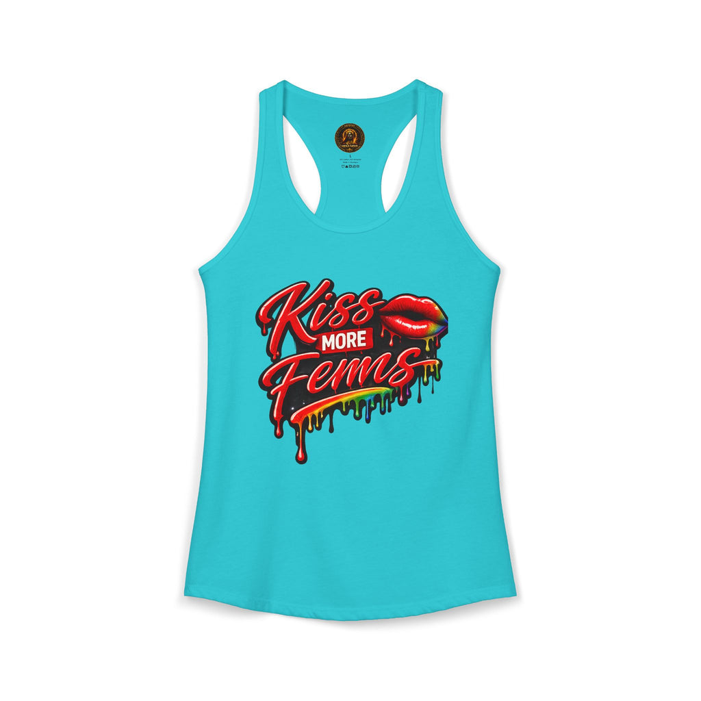 Kiss More Fems Pride Racerback Tank| Hexa Noir Pride '26 Collection