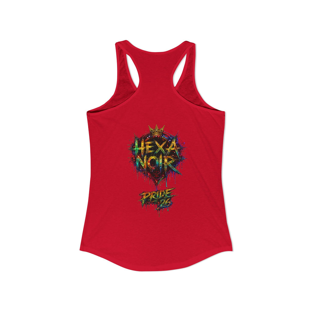 Kiss More Girls Pride Racerback Tank | Hexa Noir Pride '26 Collection