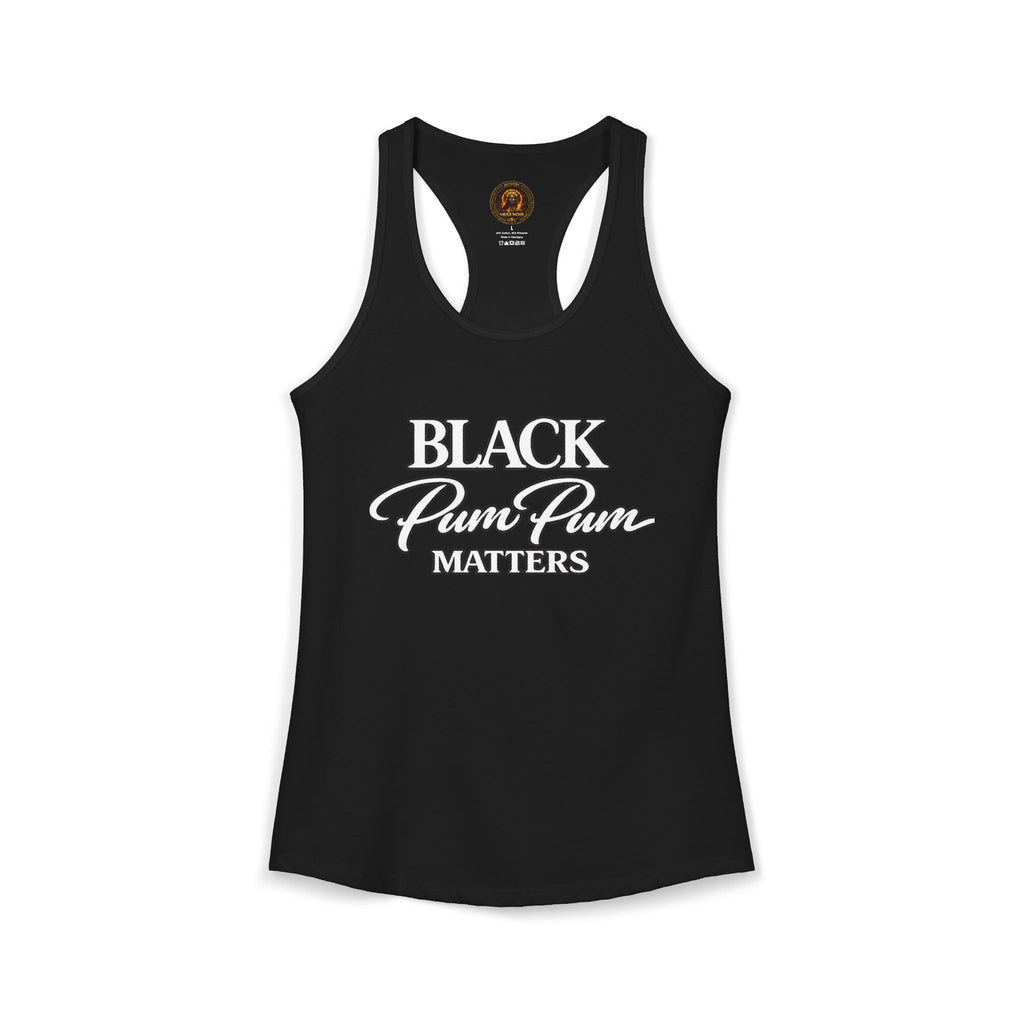 House of H/N Tank  BLACK PUM PUM MATTERS