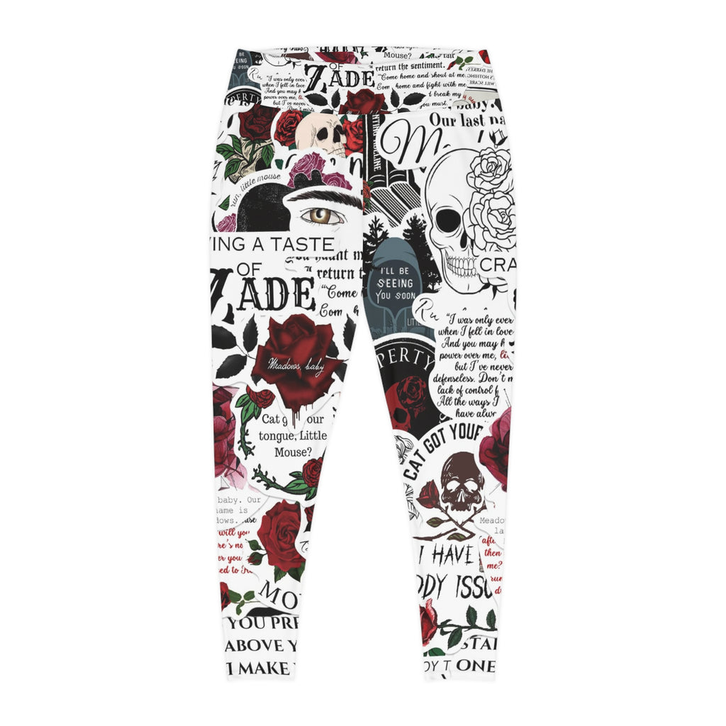 Dark Romance Collage Leggings | Bookish Goth Aesthetic | Reader Girl Outfit | Booktok Inspired