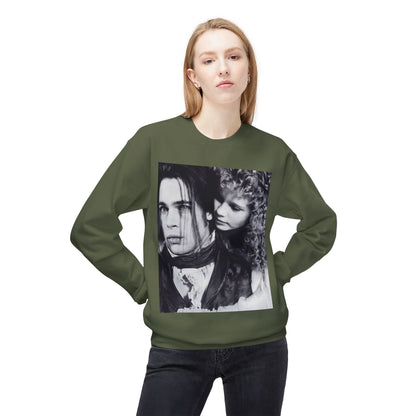 Vampire Romance Fleece Crewneck Sweatshirt, Cozy Sweatshirt, Gothic Fashion