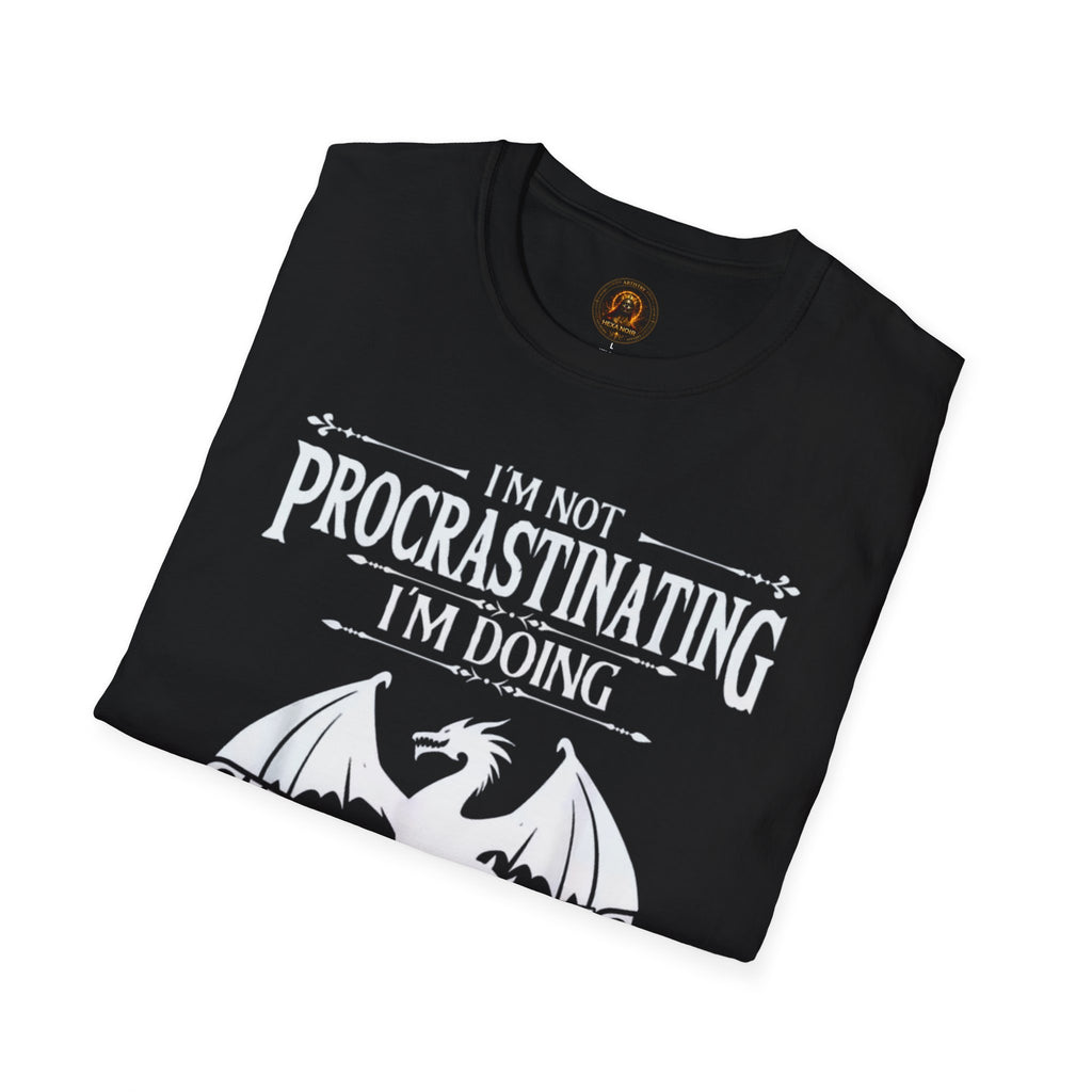 "I'm Not Procrastinating I'm Doing Side Quests" Dragon Gamer Tee