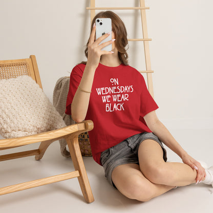 On Wednesdays We Wear Black T‑Shirt