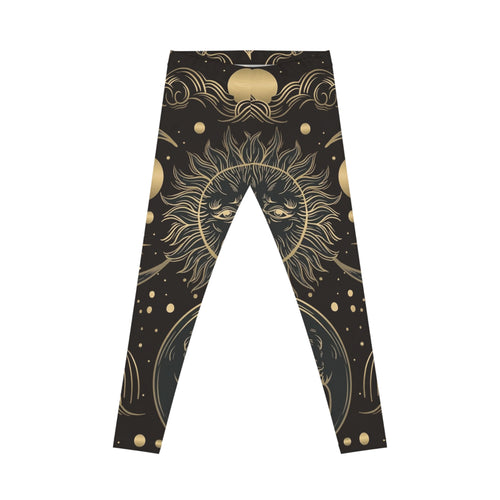 Celestial Noir Sun & Moon Leggings