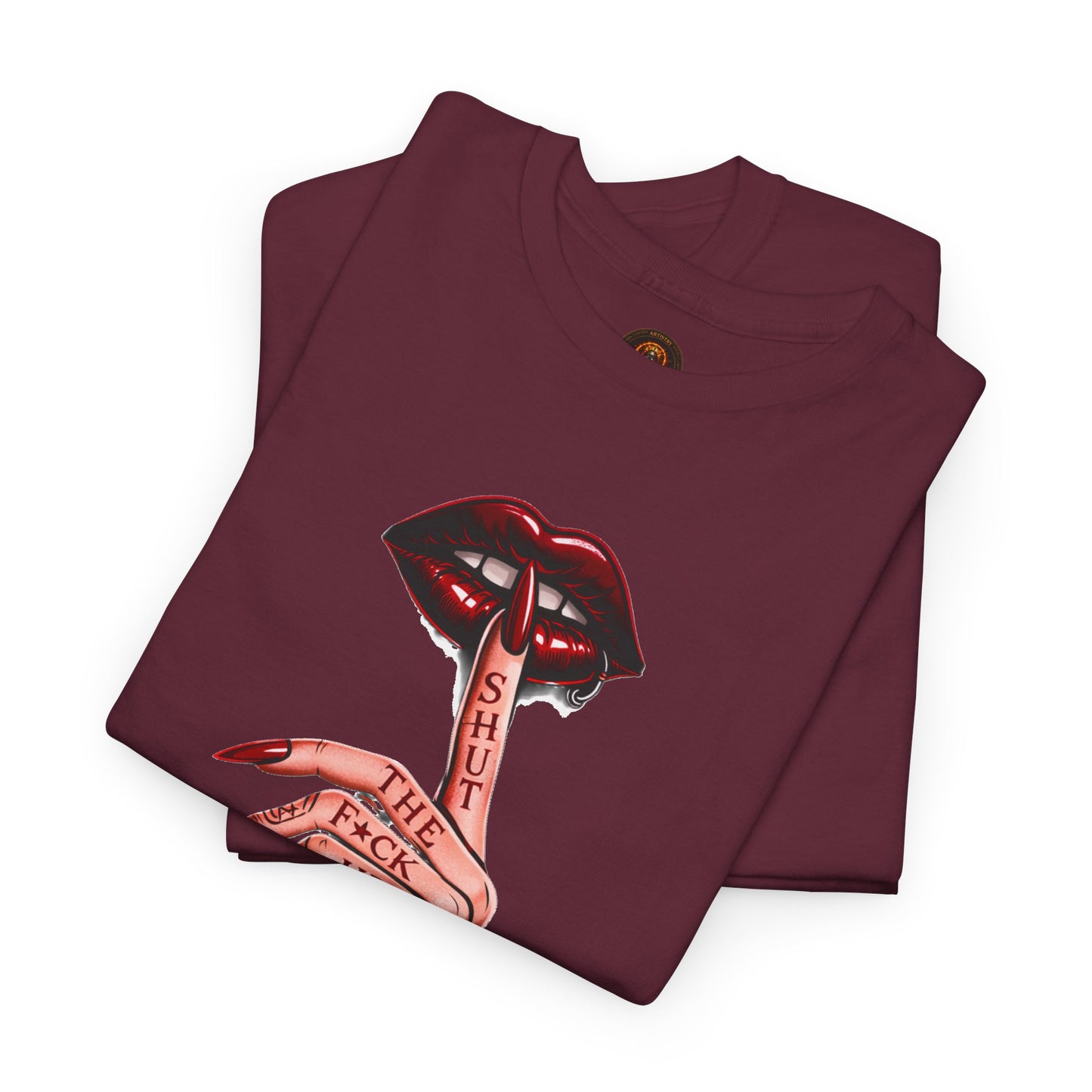 SILENCE. Statement Tee | Gothic Streetwear Shirt | Unisex Dark Aesthetic | Hexa Noir Graphic Tee