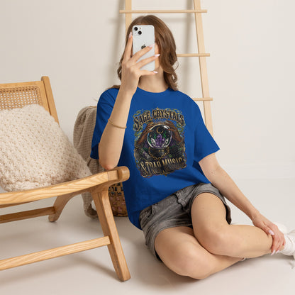 Sage, Crystals, and Trap Music, Casual Wear, Gift for Music Lovers, Spiritual Tee