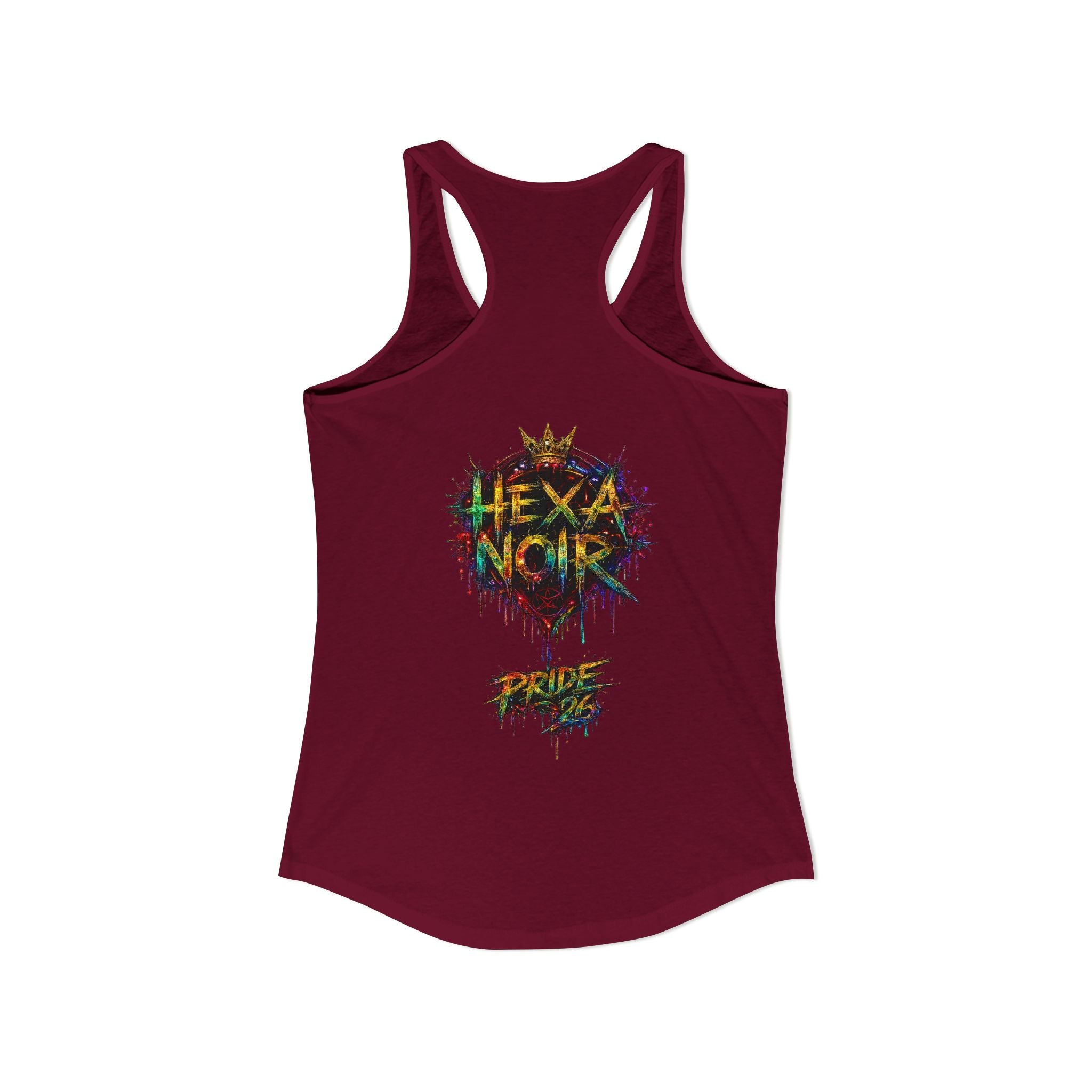 Kiss More Studs Racerback Tank  | Hexa Noir Pride '26