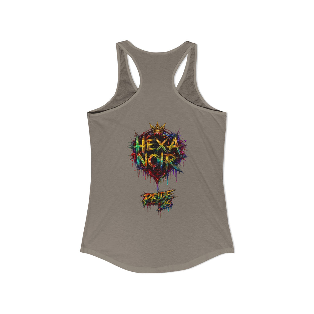 Kiss More Studs Racerback Tank  | Hexa Noir Pride '26