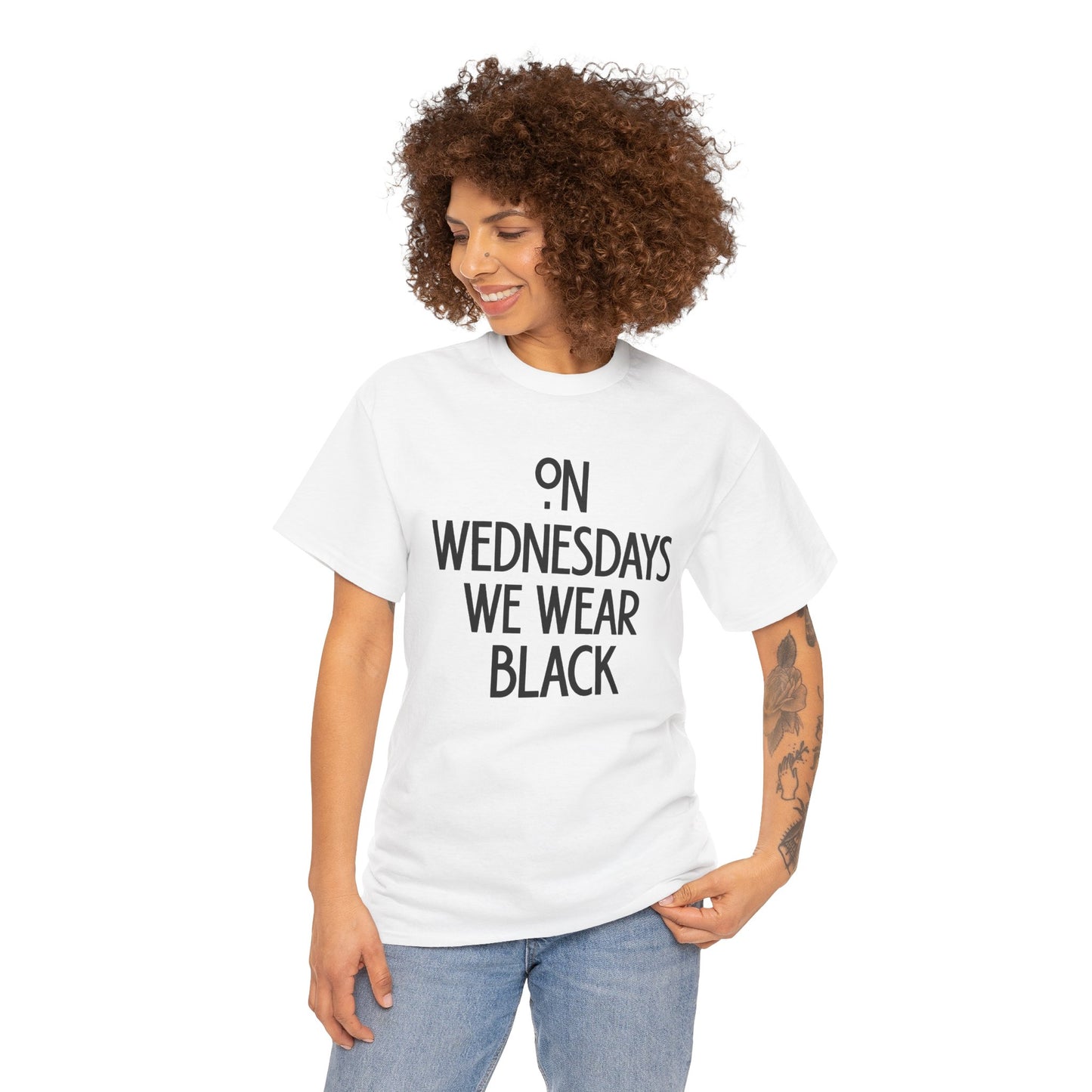 On Wednesdays We Wear Black T‑Shirt