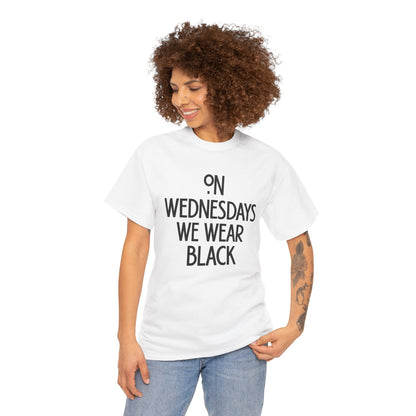 On Wednesdays We Wear Black T‑Shirt
