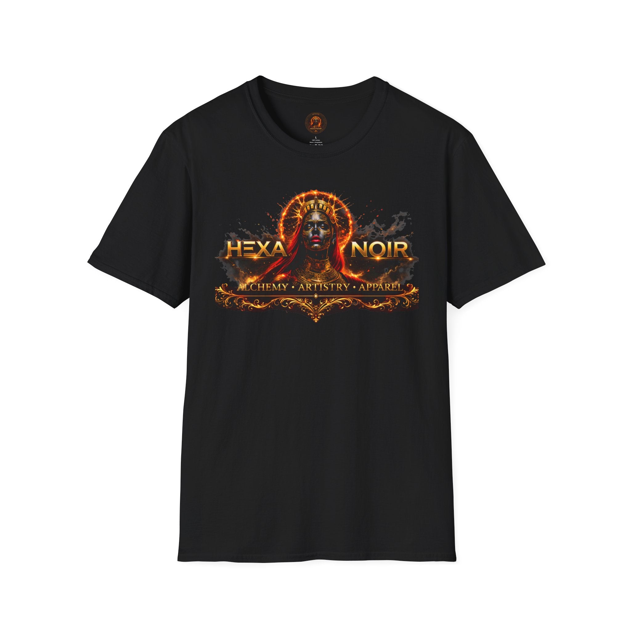 Hexa Noir Gothic Fantasy Graphic T-Shirt – Black Unisex Tee