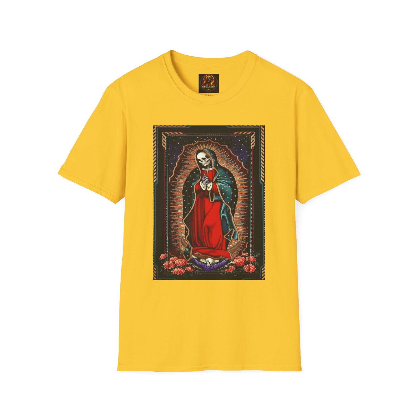 Día de los Muertos Skeleton Virgin T-Shirt, Softstyle Unisex Tee