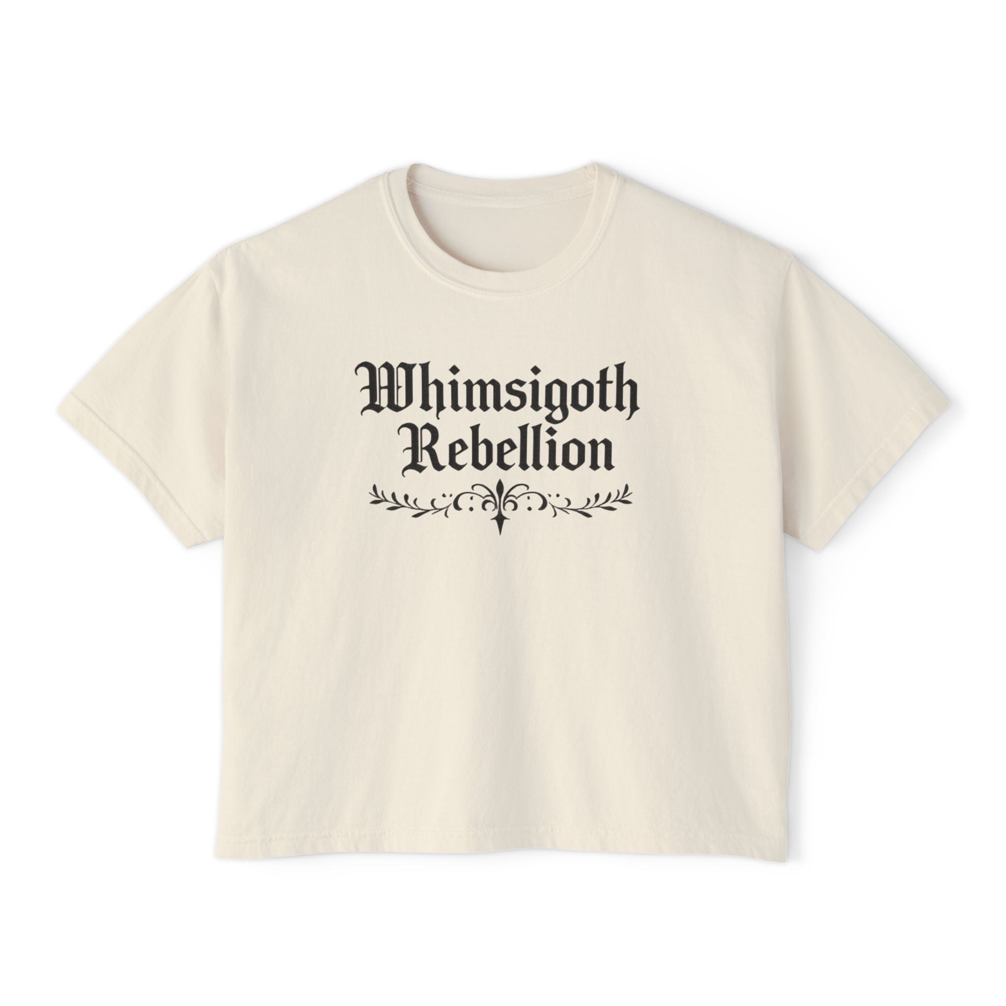 Whimsigoth Rebellion Boxy Unisex Gothic Graphic Tee