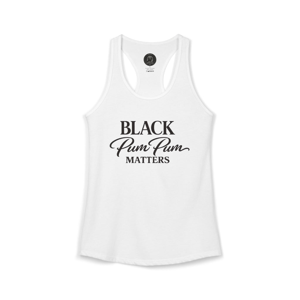 House of H/N Tank  BLACK PUM PUM MATTERS