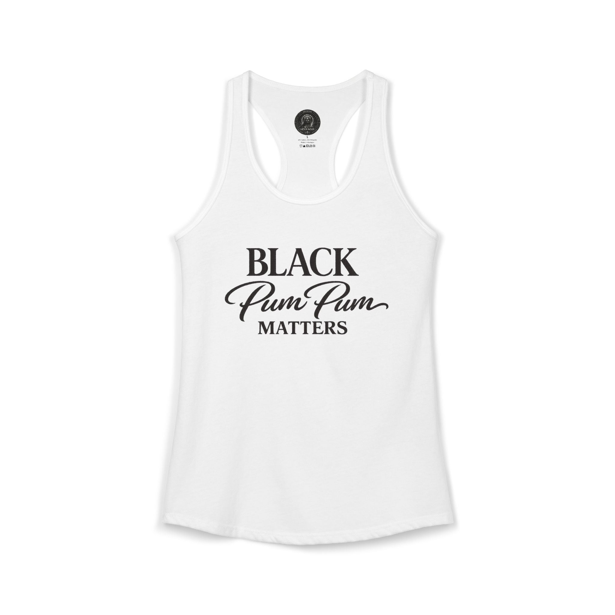 House of H/N Tank  BLACK PUM PUM MATTERS