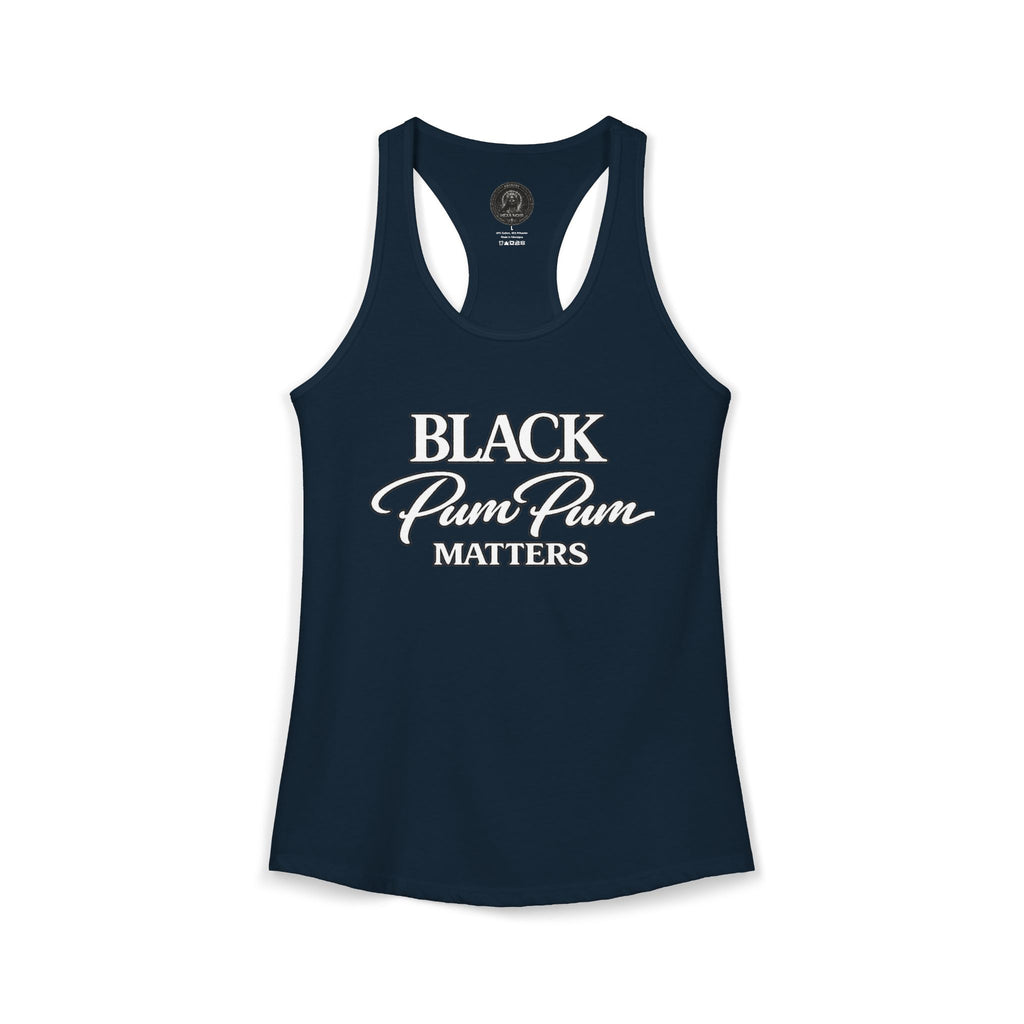 House of H/N Tank  BLACK PUM PUM MATTERS