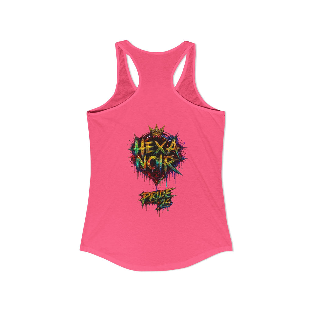 Kiss More Girls Pride Racerback Tank | Hexa Noir Pride '26 Collection