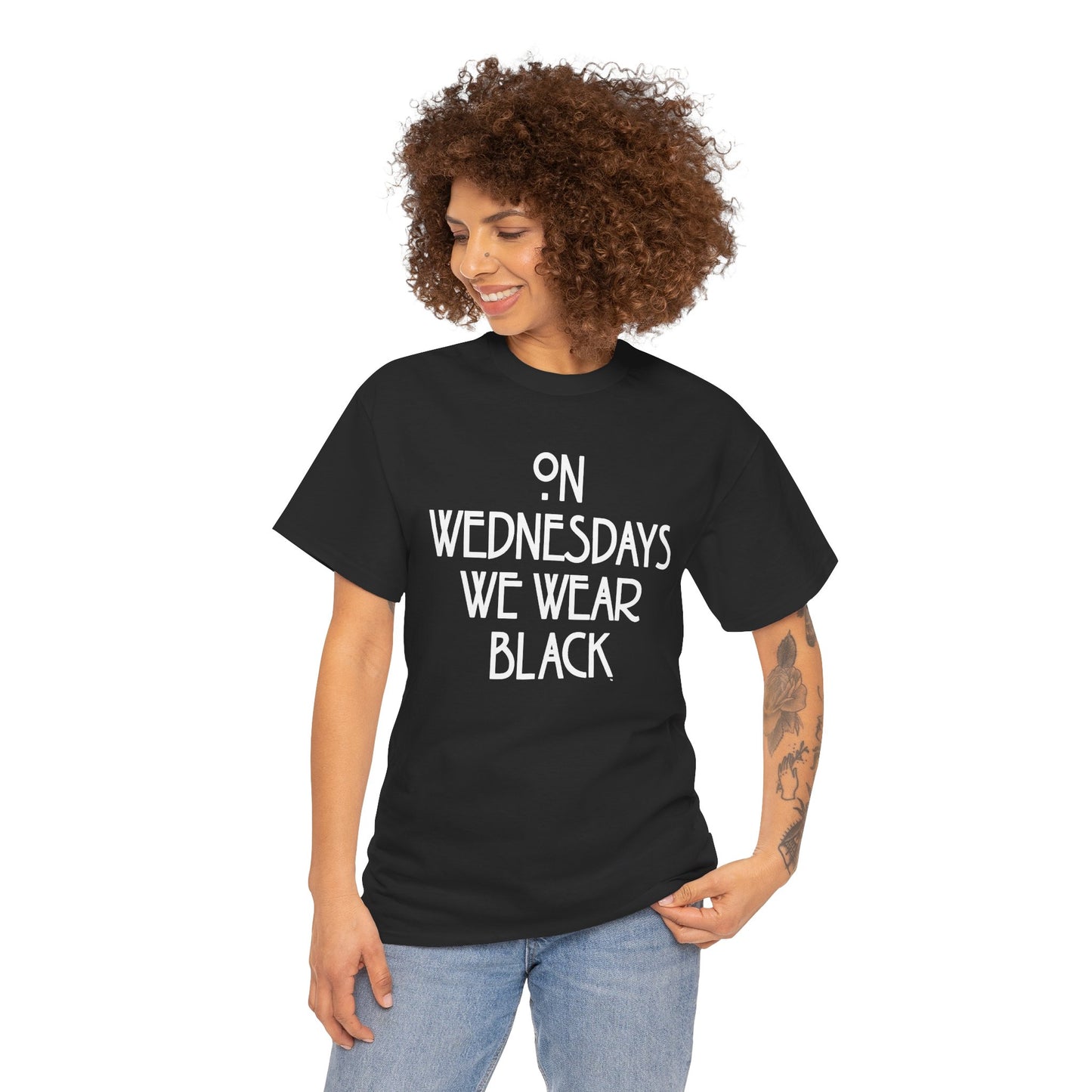 On Wednesdays We Wear Black T‑Shirt