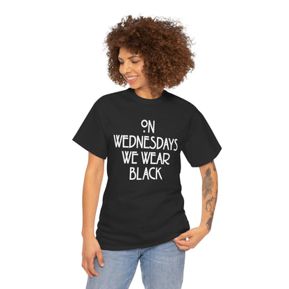 On Wednesdays We Wear Black T‑Shirt
