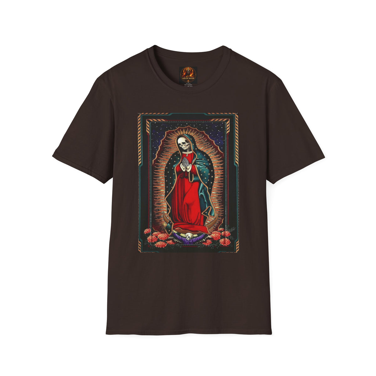 Día de los Muertos Skeleton Virgin T-Shirt, Softstyle Unisex Tee