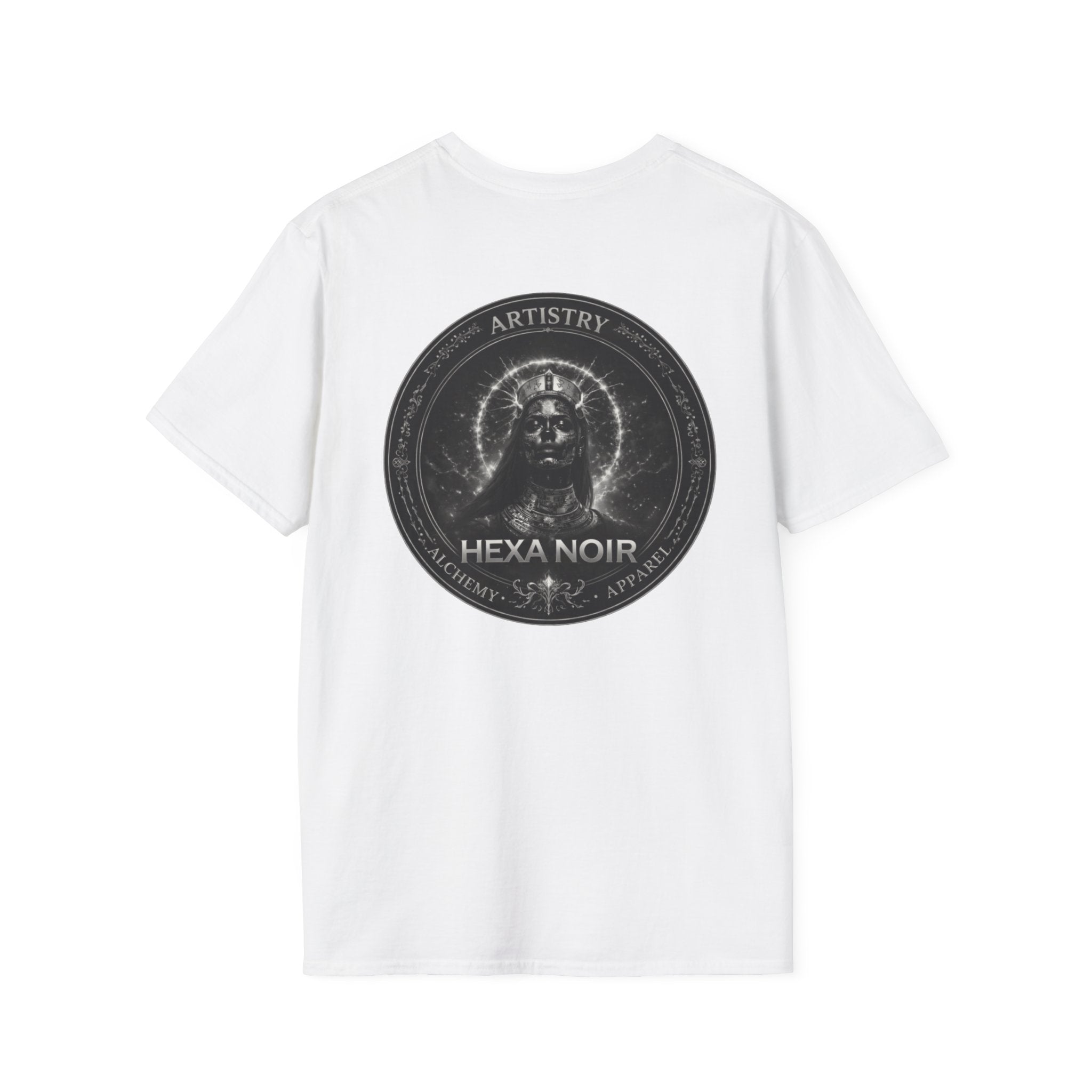 She/Her Daddy Gothic T-Shirt — Hexa Noir Back Logo