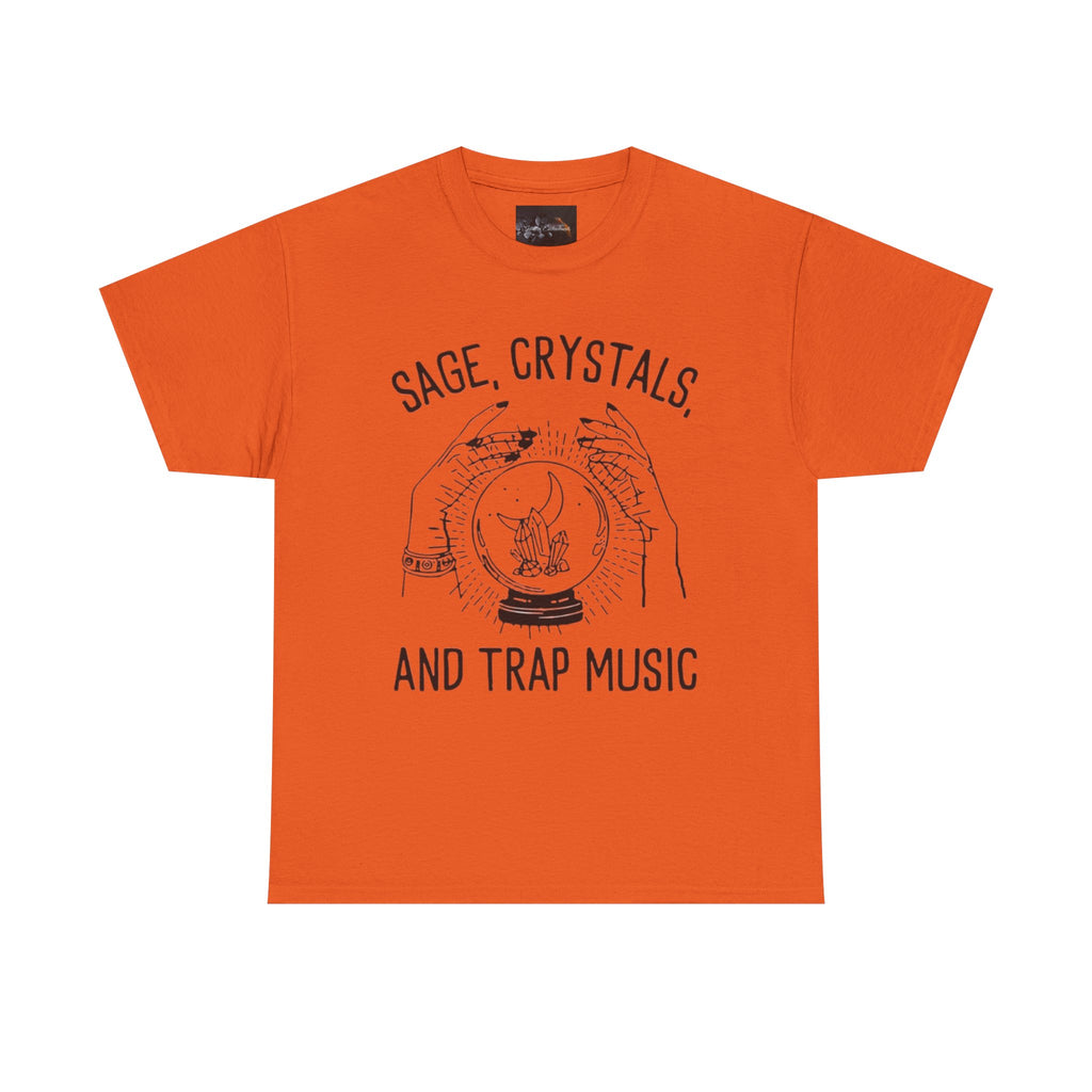 Salvia, Cristalli e Trap Music, Abbigliamento casual, Regalo per amanti della musica, Maglietta spirituale