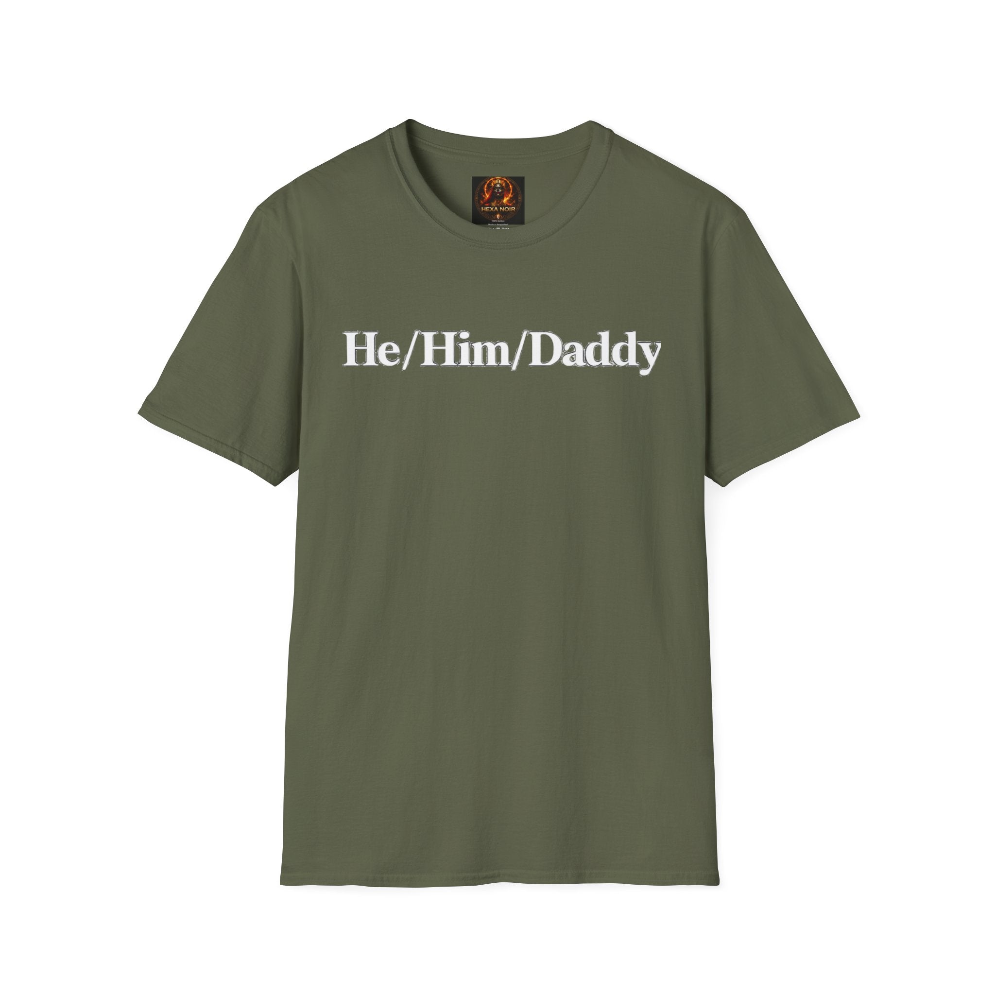 He/Him/Daddy T-Shirt – Pronoun & Daddy Pride Tee
