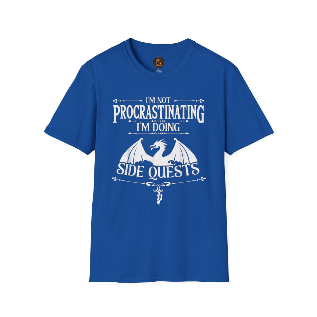 "I'm Not Procrastinating I'm Doing Side Quests" Dragon Gamer Tee