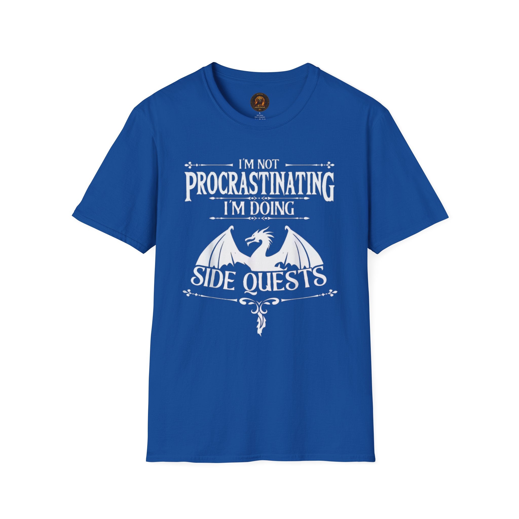 "I'm Not Procrastinating I'm Doing Side Quests" Dragon Gamer Tee