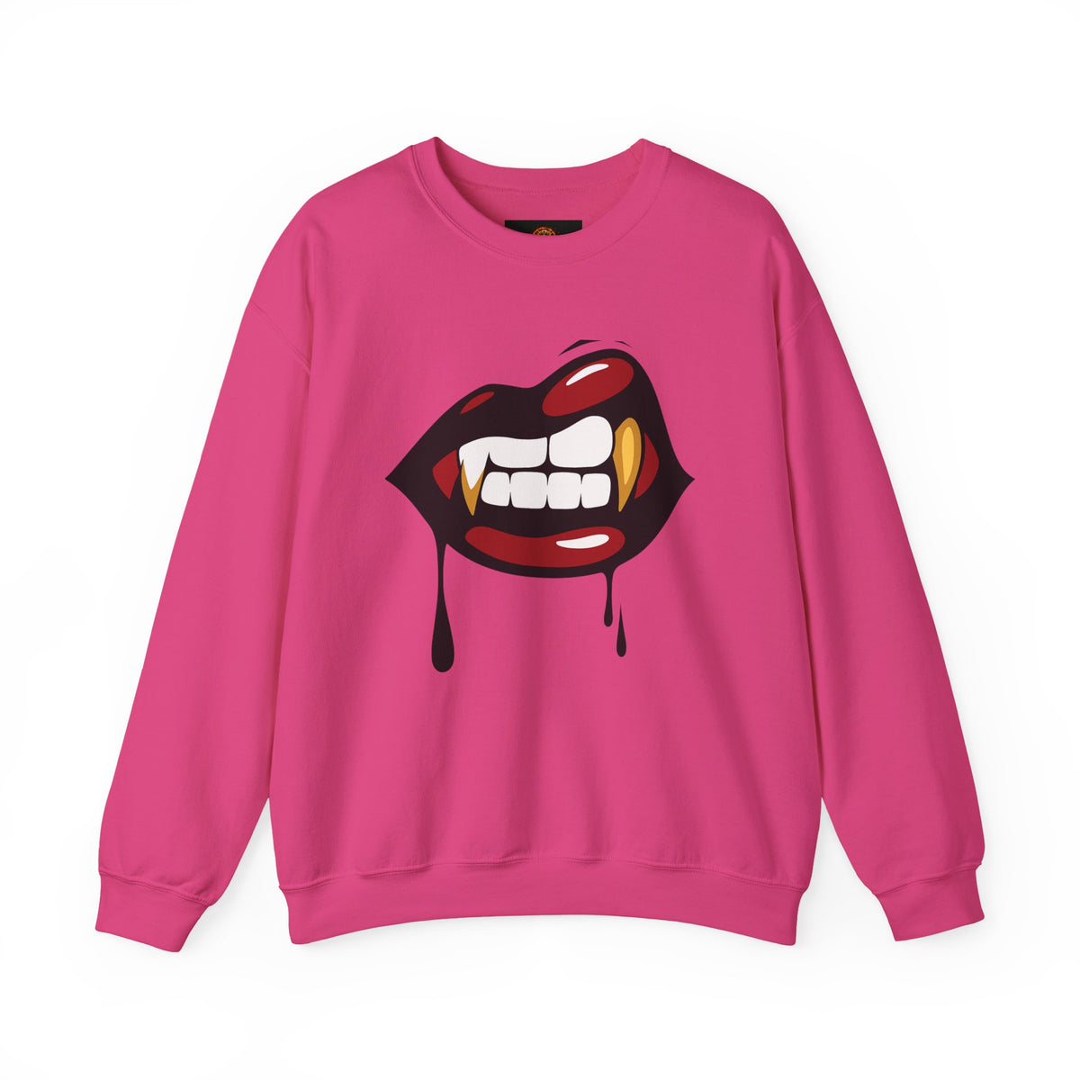 Vampire Bite Crewneck Sweatshirt | Gothic Streetwear | Dark Feminine Fashion | Edgy Alt Style |