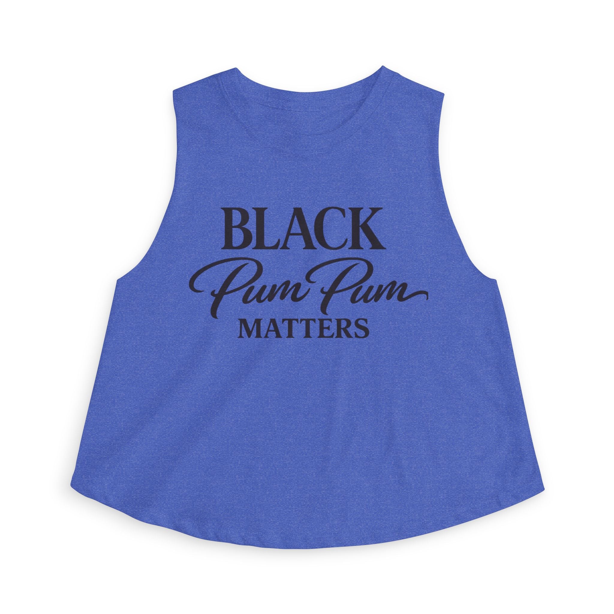 House of H/N Black Pum Pum Matters Crop Top