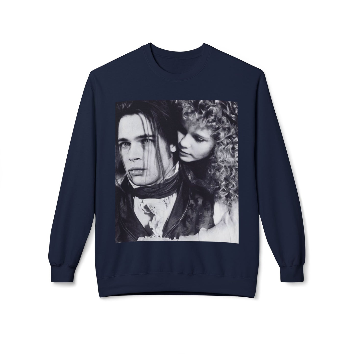Vampire Romance Fleece Crewneck Sweatshirt, Cozy Sweatshirt, Gothic Fashion